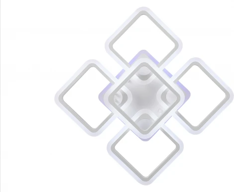 Потолочная люстра с пультом, светодиодная Natali Kovaltseva Spektr LED LAMPS 81138