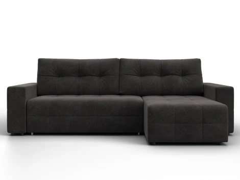 Диван угловой Лига-122 угол универсальный (ДСП,Брус,Велюр/Темно-коричневый) Лига Диванов 137609