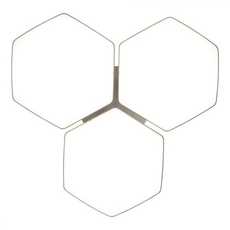 Максисвет 2-7319-3-WH+GL Y LED