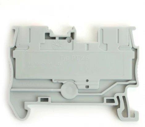 Зажим пружинный 2-х проводной проходной Stekker 49241