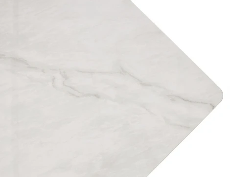 Стол ТИК ТАК 120 цвет ОНИКС, керамика / Черный каркас M-City 64587