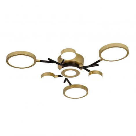 Потолочная люстра на штанге светодиодная с ПДУ F-Promo Hybrid 4686-7C