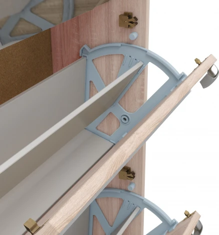 Обувница Leset Эдит 5S (ЛДСП,Зеркало) Leset арт.2500000205156