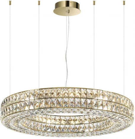 Подвесная люстра Odeon Light Panta 4926/85L золото/металл/хрусталь LED 85W 4000K 5074Лм