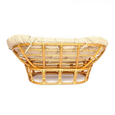 Кресло "MAMASAN" 23/02 W / без подушки / Antique brown (античный черно-коричневый)