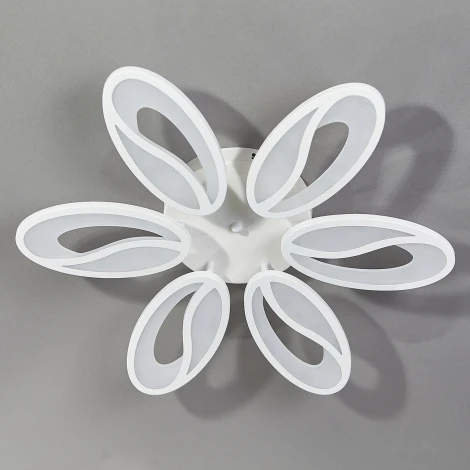 Потолочная люстра Escada Grain 10222/6LED 93W (регулировка яркости, 220V, цветы)