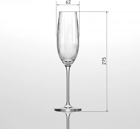 Хрустальные бокалы Adajio, шампанское (2 шт.) 0603/2 Strotskis