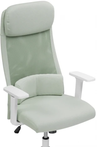 Компьютерное кресло Woodville Salta light green / white 15396
