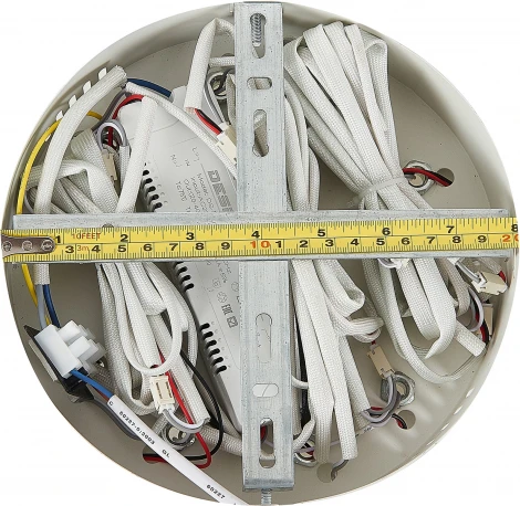 Потолочная люстра светодиодная Natali Kovaltseva Effect LED LAMPS 81118 с пультом ДУ, моб. приложением 160W, белый, LED