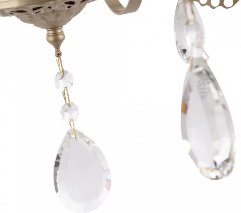 Подвесная люстра Arte Milano AM346179 346179/6 CG (220V, подвески, на цепи, подсвечник, свеча)