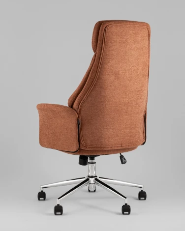 Кресло офисное TopChairs Neoma терракотовый ткань УТ000041774