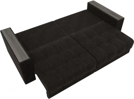 Диван прямой с декором Лига-049 НПБ Лига Диванов (Велюр) арт.128397