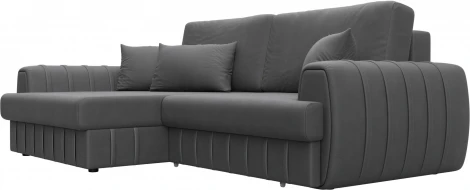 Диван угловой Лига-057 НПБ угол левый Лига Диванов (Замша) арт.129285L