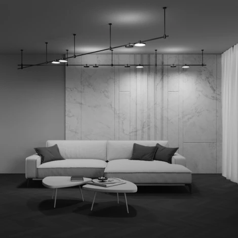 Трековый светильник магнитный 24V 10W Maytoni Plato TR153-1-10W3K-B (LED, круглые)