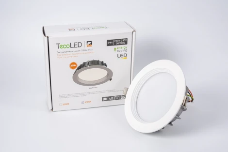 Точечный встраиваемый светодиодный светильник CDEW6 Fiberli Cdew 11130103 (220V, круглые, IP40)