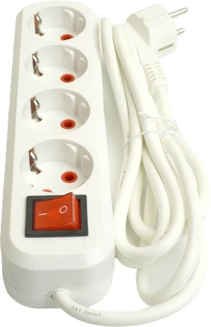 Удлинитель 4-х местный 7 метров с заземлением Stekker Home 49361