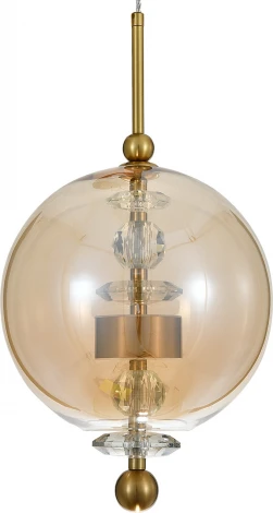 Подвесной светильник (11055/1P Amber) Indigo Illusione V000188L (LED, 220V, на проводе, шар)