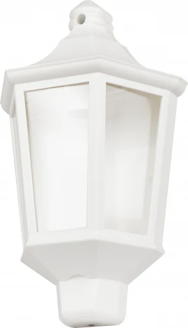 Настенный фонарь уличный ЭРА НБУ 06-60-003 У1 белый прозр. (220V, IP44)