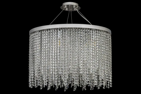 Подвесная люстра хрустальная Dio D`arte Gaby Nickel Gaby E 1.5.60.100 N (220V, на тросе)