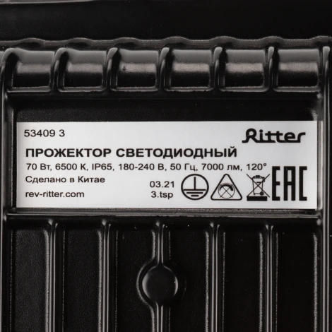 Прожектор уличный светодиодный Ritter PROFI 53409 3