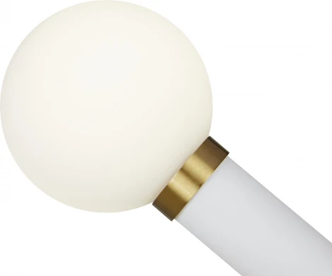 Потолочная люстра на штанге Freya Cross FR5381PL-06G (220V, шарики)