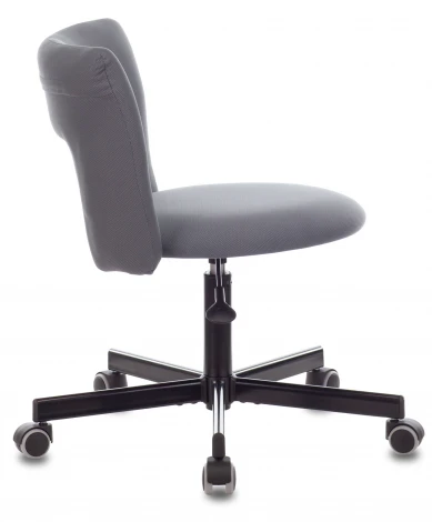 Кресло Бюрократ KF-1M серый 26-25 крестовина металл черный