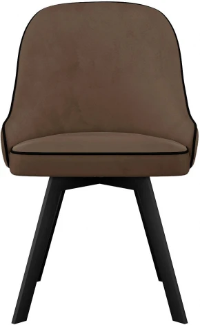 Стул DikLine 266M поворотный, E09 капучино, ножки черные арт.00-00072810