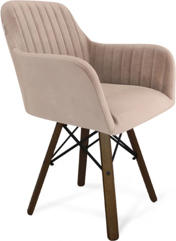 Стул Sheffilton SHT-ST38-1/S70 латте/темный орех/черный