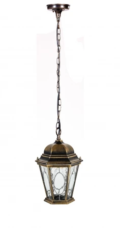 Уличный светильник подвесной Oasis Light ASTORIA 2 91405M Gb овал (220V, на цепи, IP44)