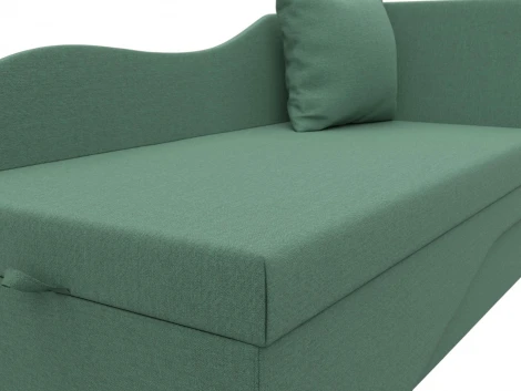 Кушетка Гармония правая (Зеленый/Рогожка) Лига Диванов арт.125298