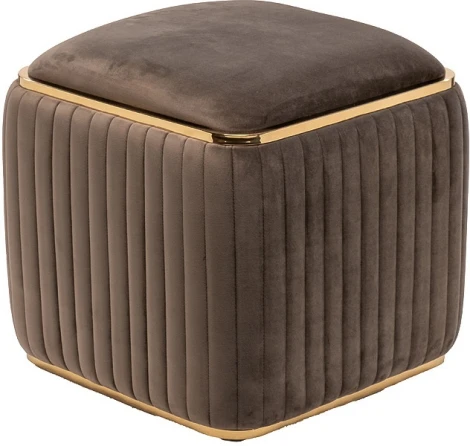 Пуфик Garda Decor 102AN-PUF-1300-KOR (Коричневый)