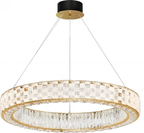 Подвесной светильник Maytoni Castello MOD336PL-L170G3K (LED, 220V, хрусталь, на тросе, круглые)