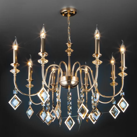 Подвесная люстра Eurosvet Telao 10120/8 золото