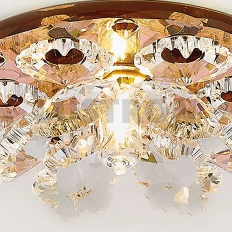 Встраиваемый точечный светильник Ambrella Хрусталь Зеркальный K440 BR