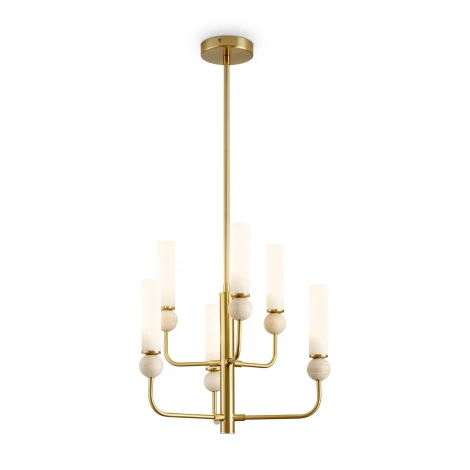 Потолочная люстра на штанге Freya Sunspot FR5482CL-06BS1