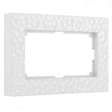 Рамка для двойной розетки Hammer (белый) Werkel W0082401 (a052533)