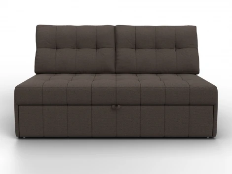 Диван прямой Лига-107 (140) (ЛДСП,Брус,Фанера,Рогожка/Коричневый) Лига Диванов 134902