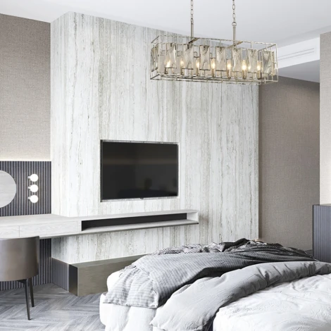 Подвесная люстра Lumien Hall Barumini LH3046/7PR-NK