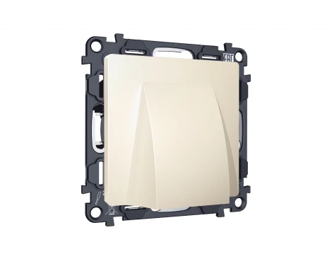 Комплект вывода кабеля с фиксатором встраиваемый (бежевый матовый) Ambrella Volt QUANT MA335810