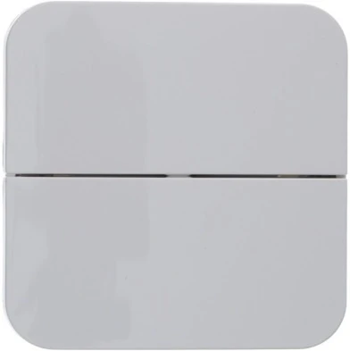 Выключатель накладной двухклавишный (белый) Systeme Electric Blanca BLNVA105011