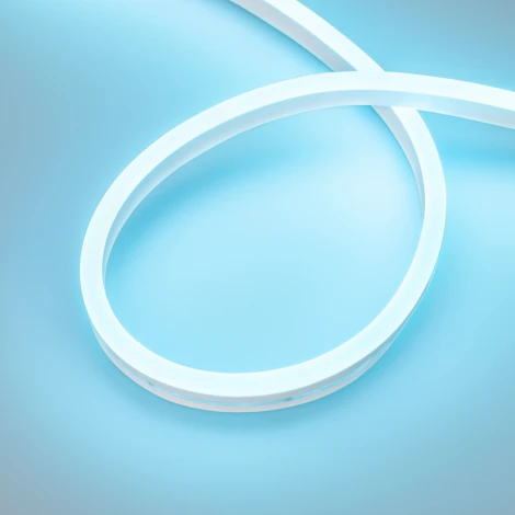 Светодиодная лента герметичная AURORA-PS-A120-16x8mm 24V Azure (10 W/m, IP65, 2835, 5m) (Arlight, Силикон) 036688