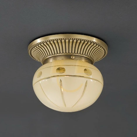 Потолочный светильник круглый Reccagni Angelo 7703 PL 7703/1 (220V)