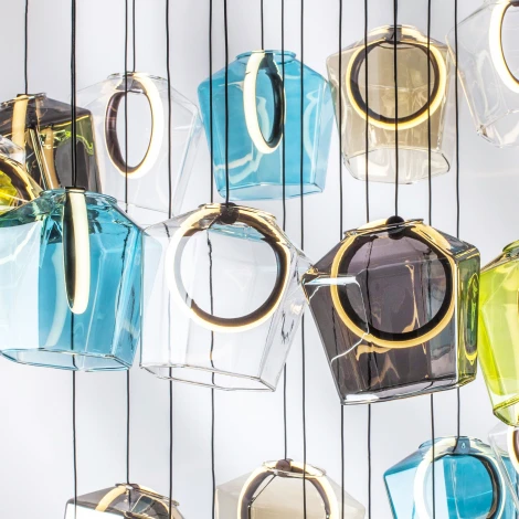 Потолочная люстра каскадная Lightstar Caramello 796289 (LED, 220V, на проводе)