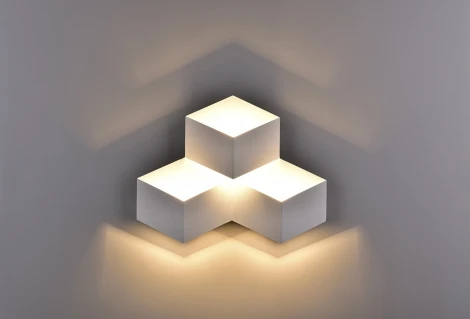 Настенный светильник DesignLed PALMIRA GW-1101-3-9-WH-NW (220V, куб)