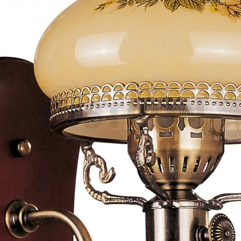 Бра N-Light 836 836-01-01 красное дерево+бронза