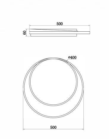 Потолочный светильник круглый Freya Lisoa FR10032CL-L98B (LED, 220V, пульт управления, круглые)