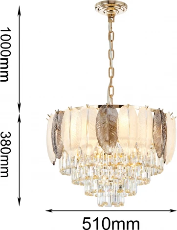 Подвесная люстра Favourite Dolor 2982-9P