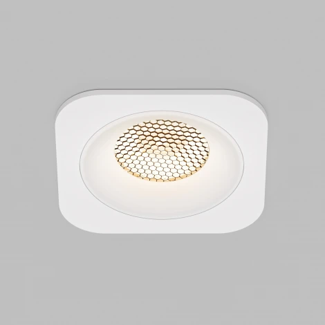 Светильник встраиваемый светодиодный IP44 Elektrostandard Tetro 15276/LED 10W 3000K белый IP44