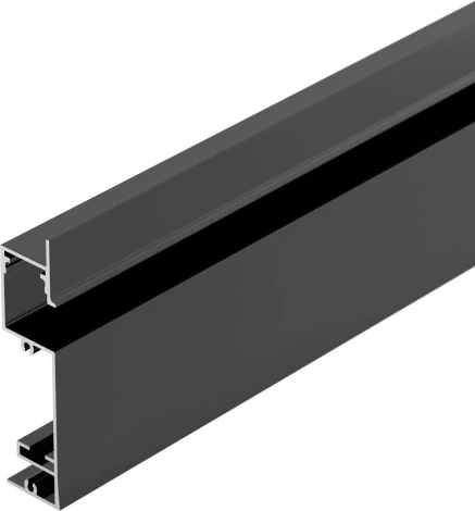 Профиль PLINTUS-H73-F-2000 BLACK (Arlight, Алюминий) 043480