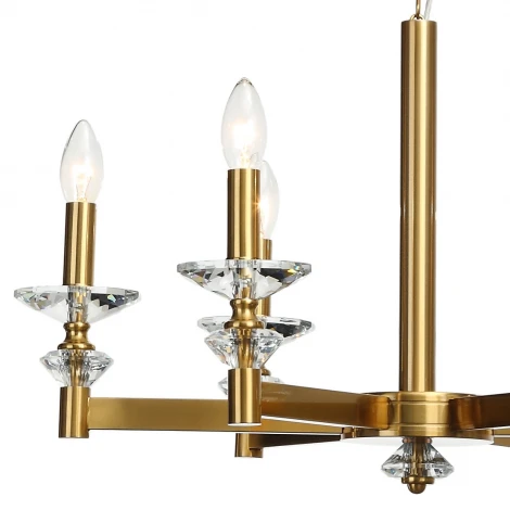 Подвесная люстра Stilfort Albert 1048/03/06P (220V, на цепи, свеча)
